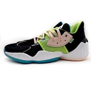 Adidas James Harden Vol. 4 Basketball Sneakers Mens Size 7.5 Shoes Green Black